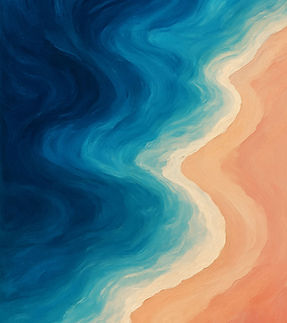 Abstract Ocean and Shoreline