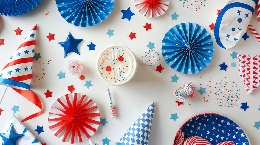 Festive Red-White-Blue