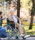 Grand-mère et petit-fils