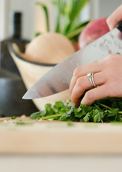 Chopping Coriander