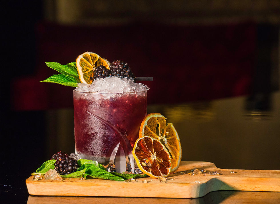 Blackberry Mint Cocktail
