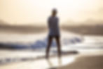 Frau am Strand