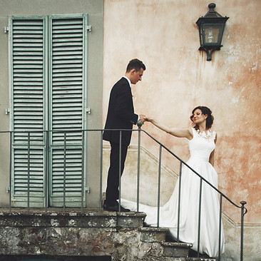 Couple on Stairs