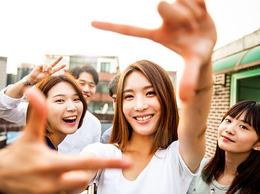 Friends Taking Pictures Together