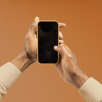 Smartphone en main