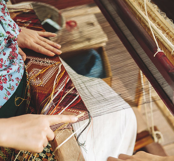 Woman Weaving