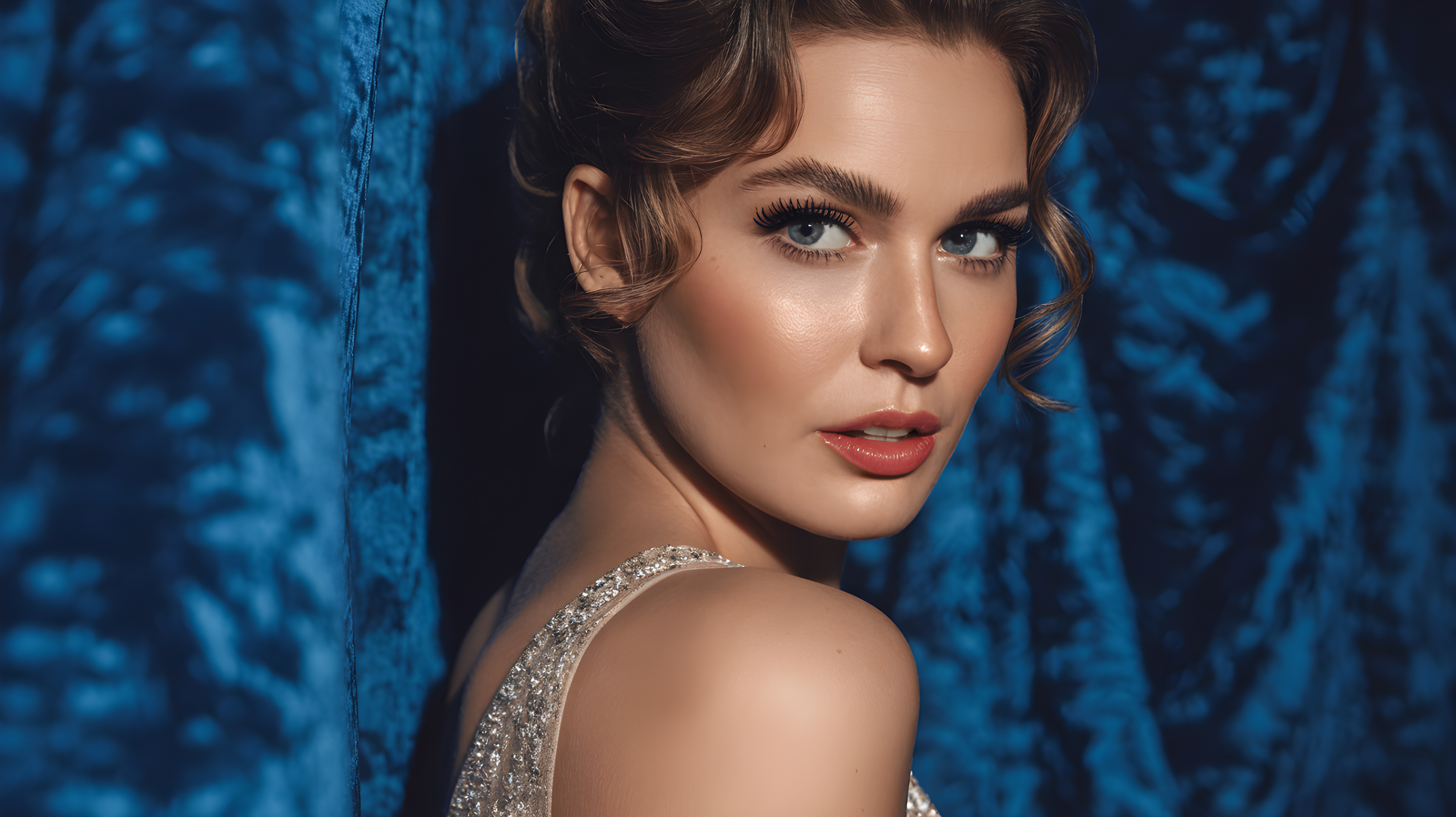 Retrato de mujer elegante