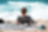 Man Enjoying the Beach
