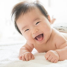 笑顔の赤ちゃん