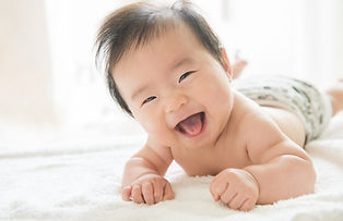 笑顔の赤ちゃん
