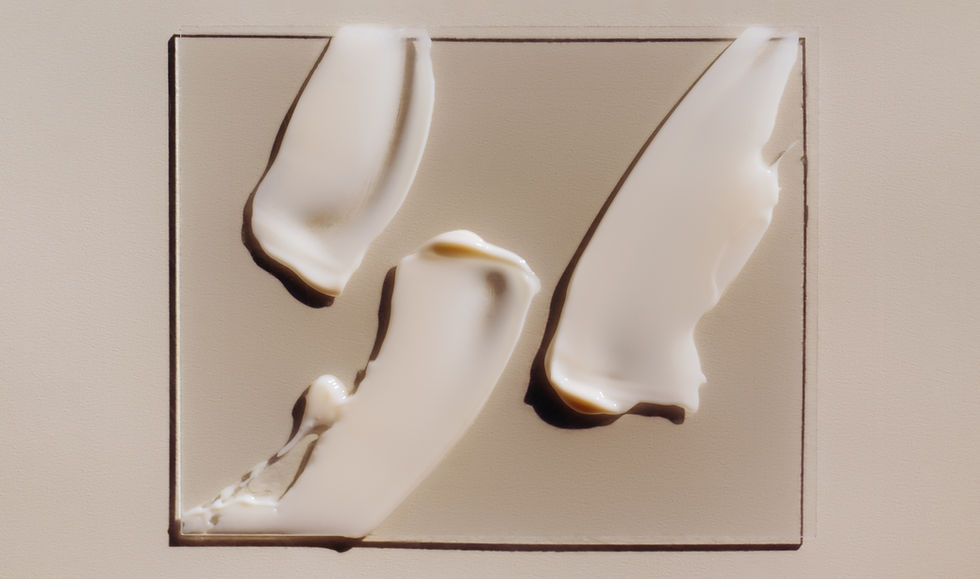 Arte com Textura de Creme