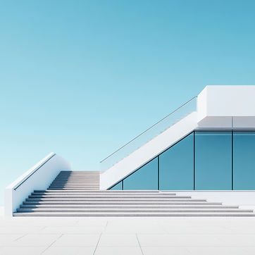 Современная минималистская лестница