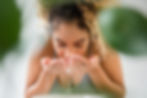 Washing Face with Water