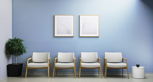 Blue Waiting Room