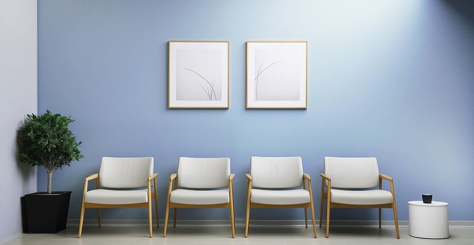 Blue Waiting Room