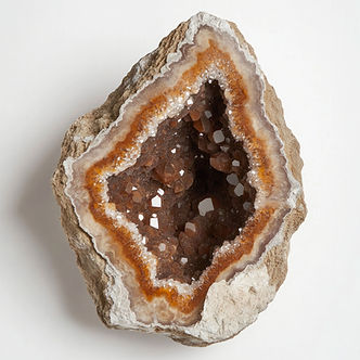Brown Geode Close-Up