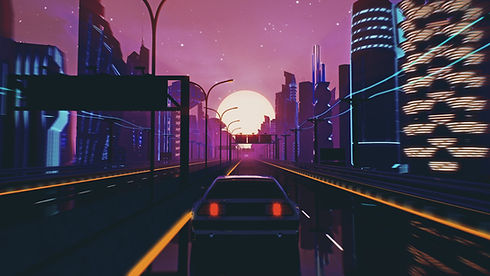 Retro Futuristic City