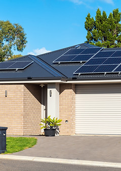 Maison solaire moderne