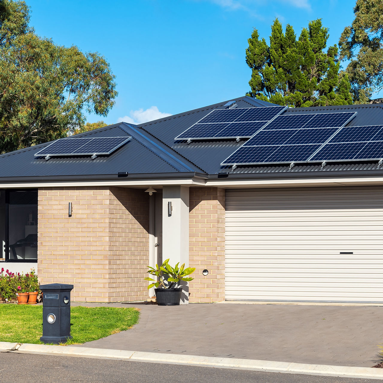 Solar-Powered Home