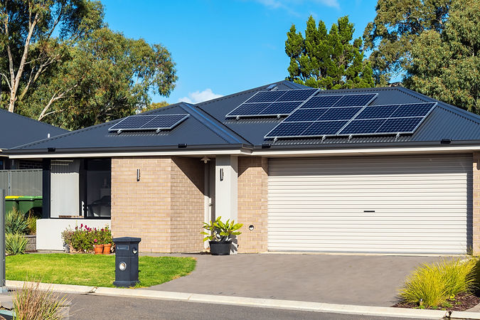 Solar-Powered Home