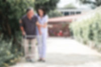 Infirmière avec patient