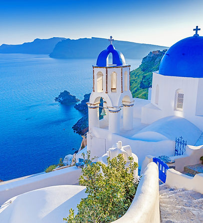 Dômes bleus de Santorin