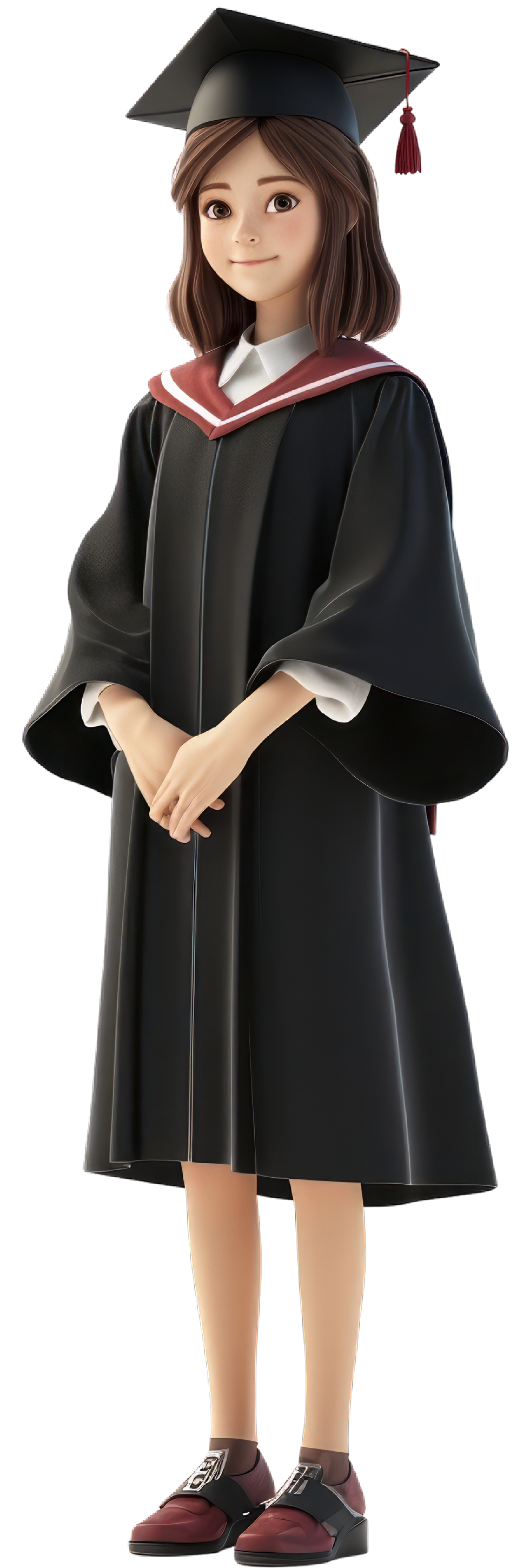 Graduation Girl Illustration