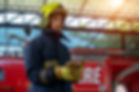 Firefighter in Uniform