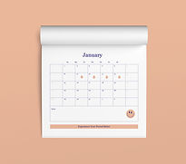 Modèle de calendrier de janvier