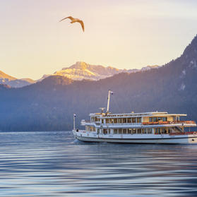 Boat on a lake