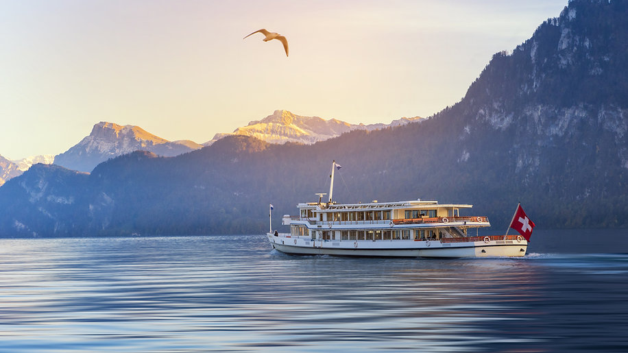 Boat on a lake