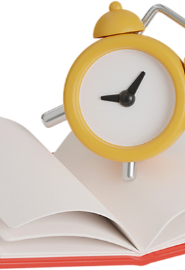 Reloj en el libro