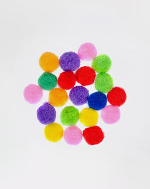 Pompones de colores