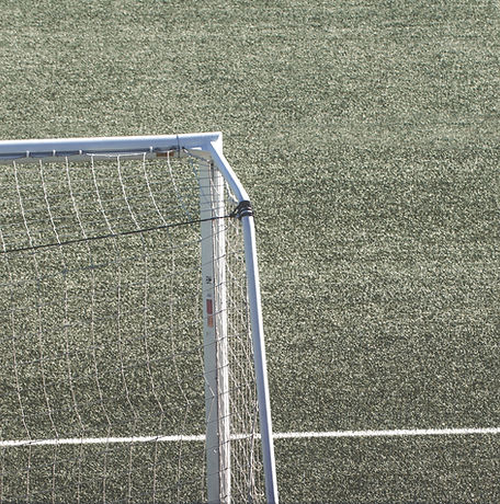 Soccer Goalpost Closeup