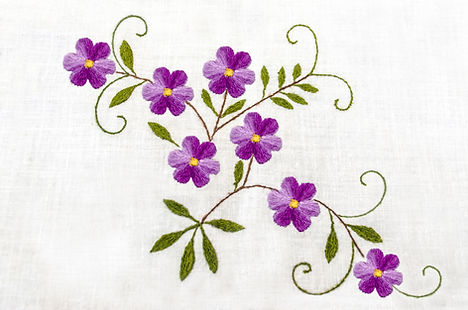 Embroidered Flowers