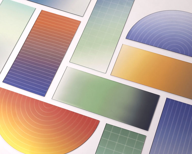 Organic Shapes with gradient fills image