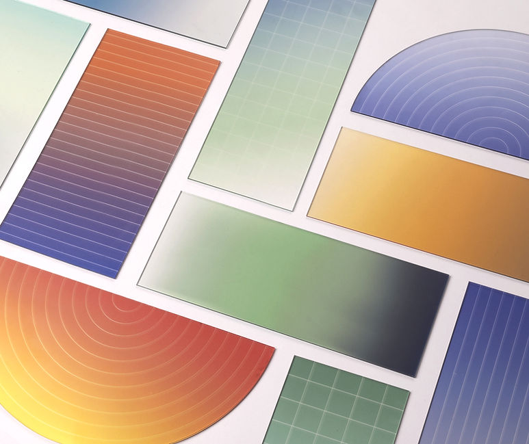 Organic Shapes with gradient fills image