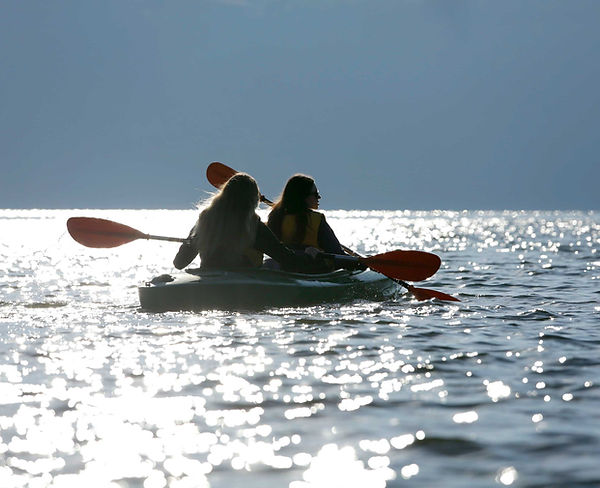 Kayaking On Open Water
