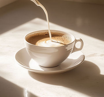 Coffee with Cream Pour