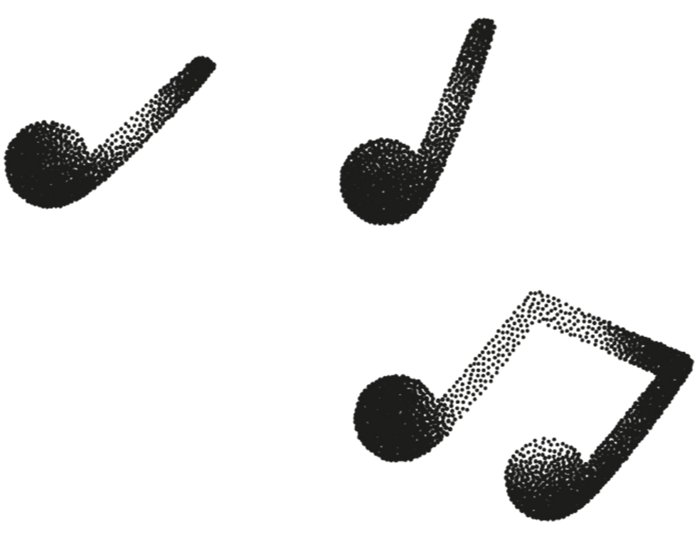 Musical Notes Silhouette