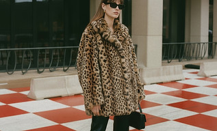Mode des manteaux léopard