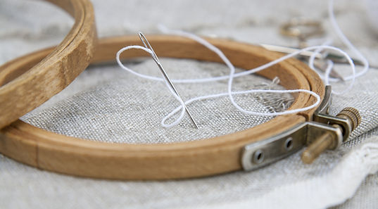 Embroidery Hoop Close-Up