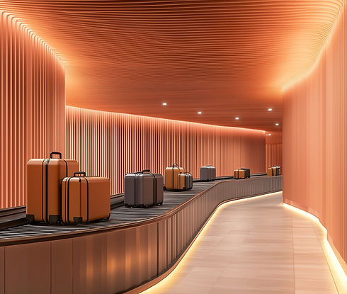 Espace bagages moderne