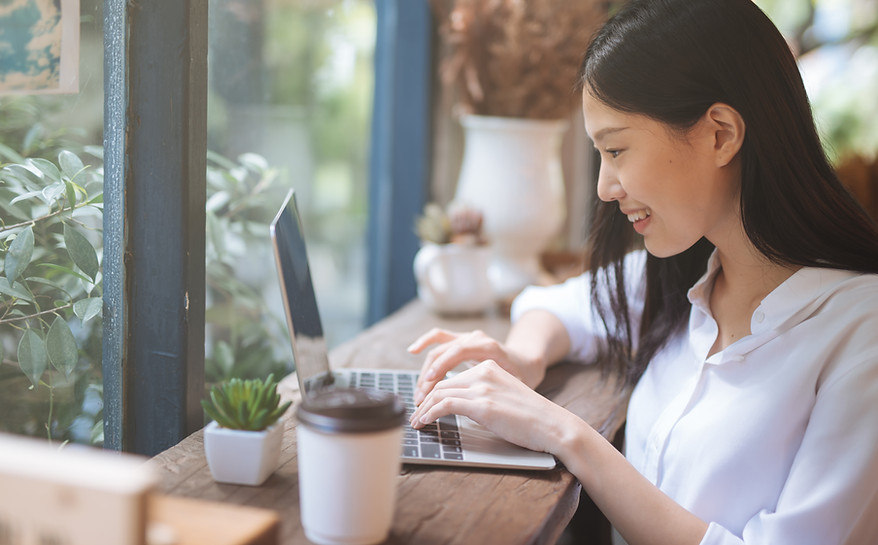 Person Using Laptop