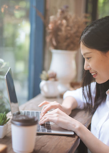 Person Using Laptop