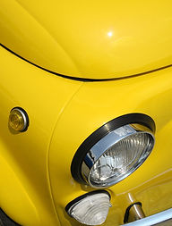 Vintage Yellow Car
