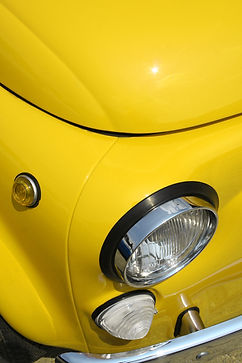 Vintage Yellow Car