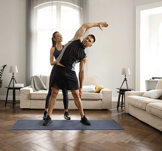 Couple Exercising Together