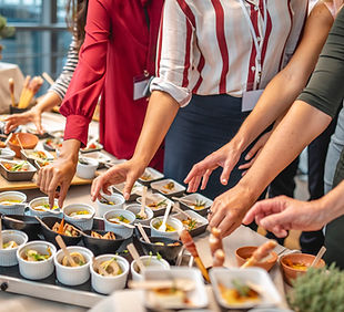 Buffet Table Scene