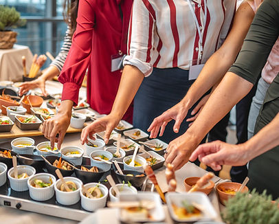 Buffet Table Scene